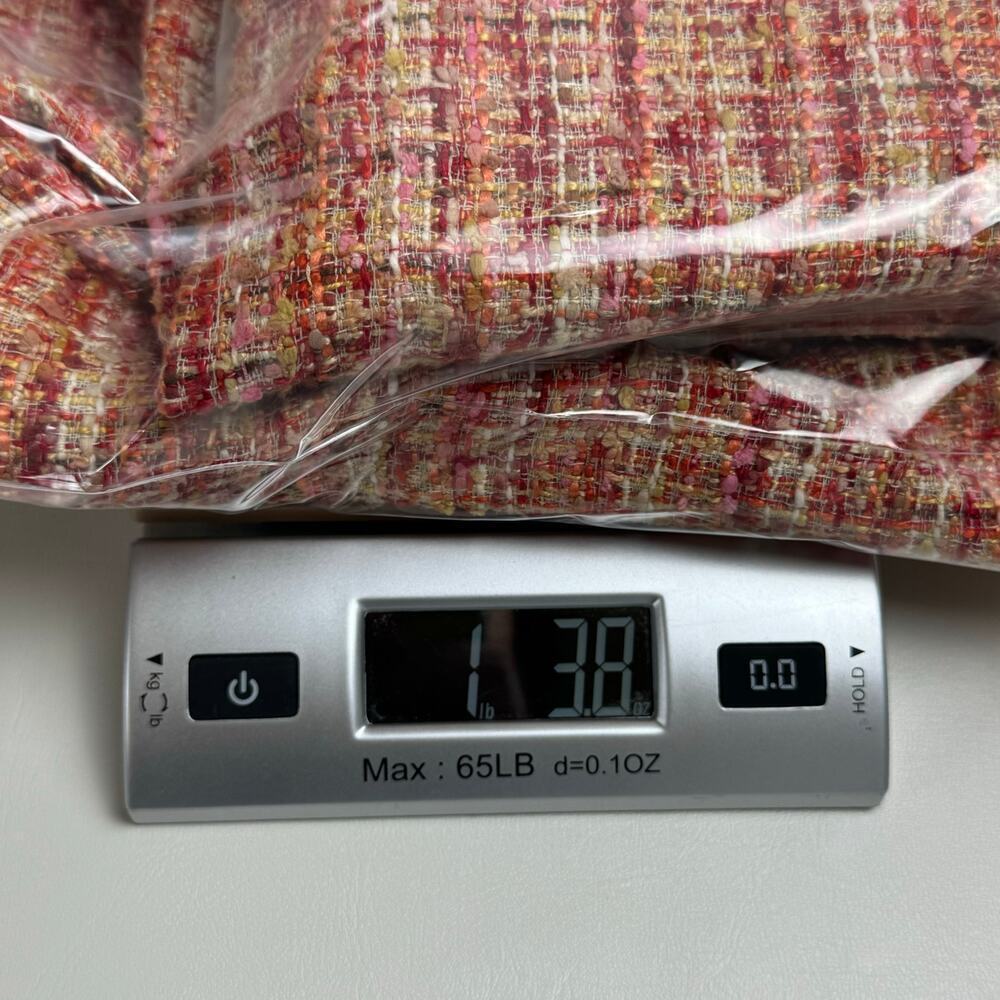 Chico’s Womens Orange Tweed Rhinestone Trim Sophisticated Blazer Jacket 2 | Med - Picture 13 of 13